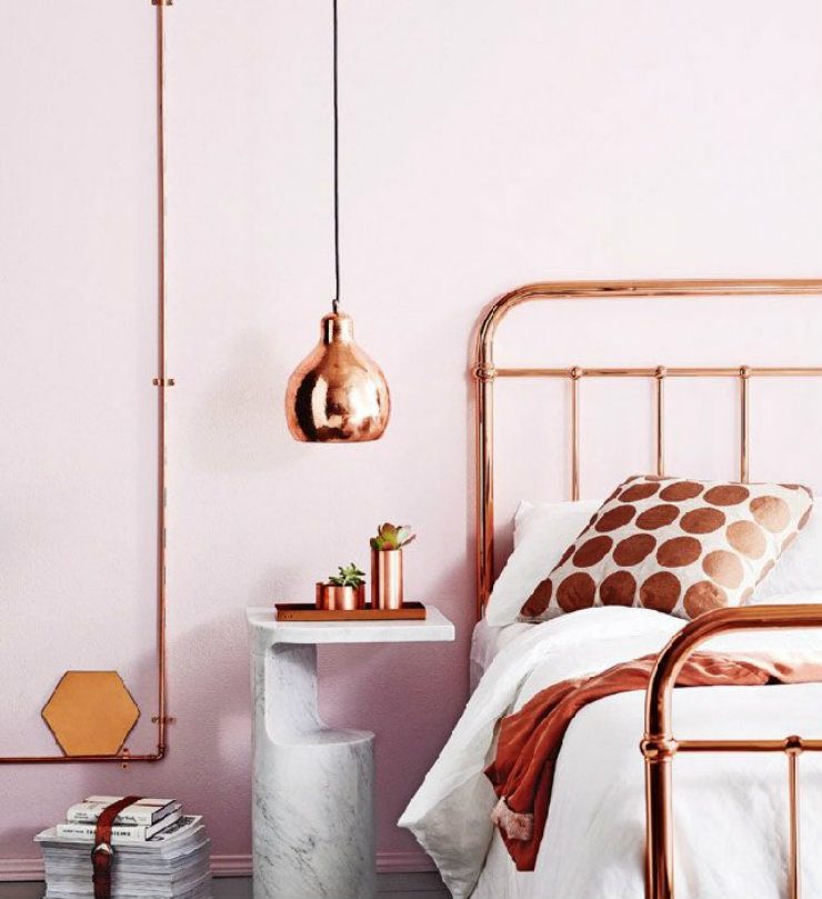 copper accents