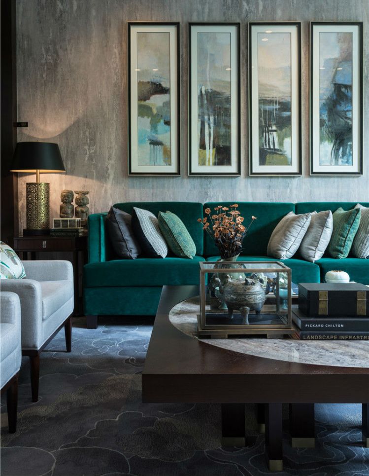 Autumn trends: Decorating with Emerald and Blue Topaz – Home And Decoration